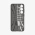ACS07287 - Galaxy S24 Ultra Case Liquid Air in Matte Black showing the back